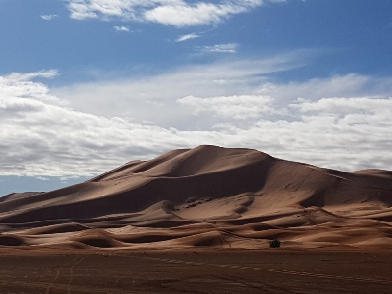 Dormir en el desierto de Marruecos, erg Chebbi