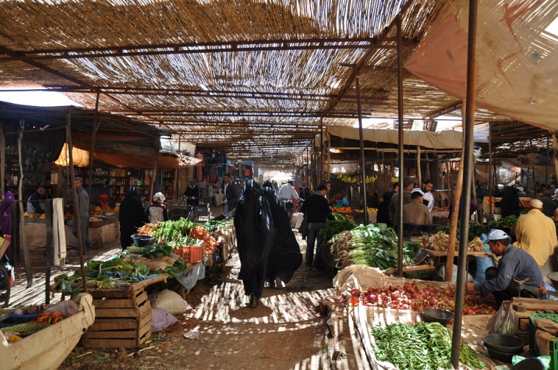 Rissani, la ciudad de los antiguos nómadas en Marruecos.