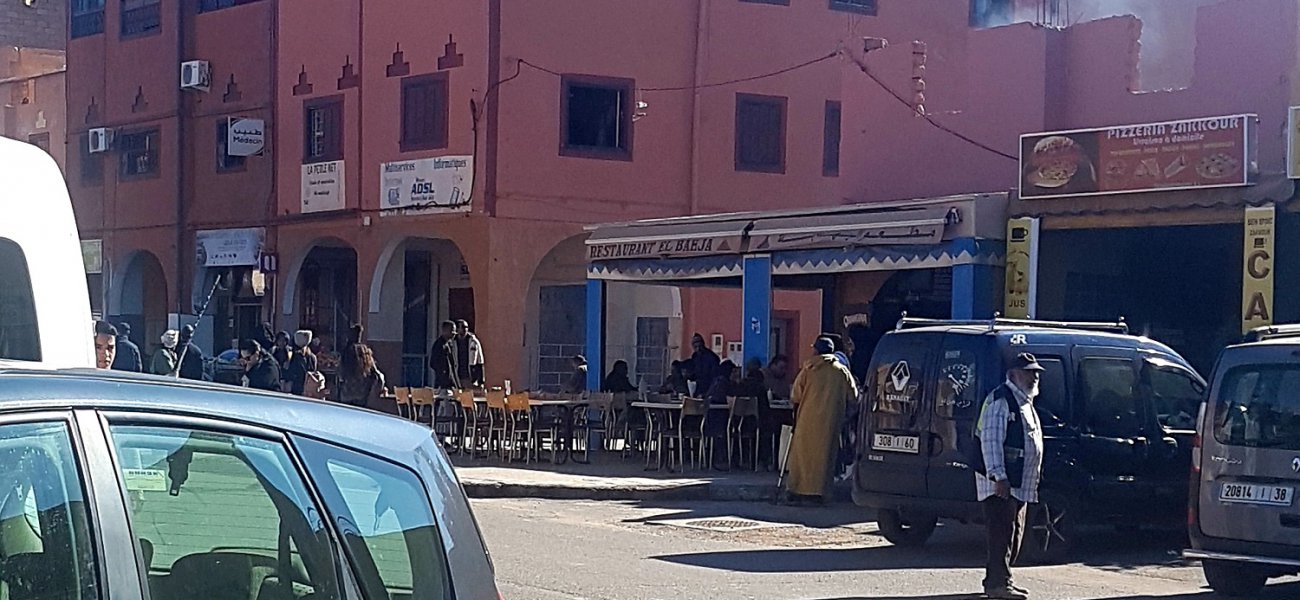 Restaurante popular de Ouarzazate, bueno y barato