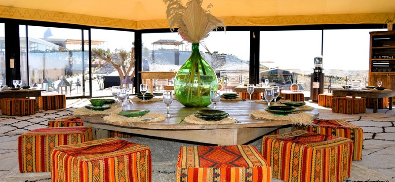 Una noche en el desierto de Agafay, en glamping de lujo