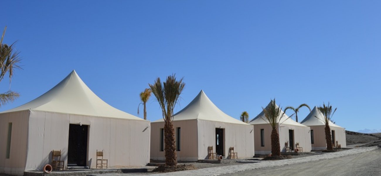 Una noche en el desierto de Agafay, en glamping de lujo
