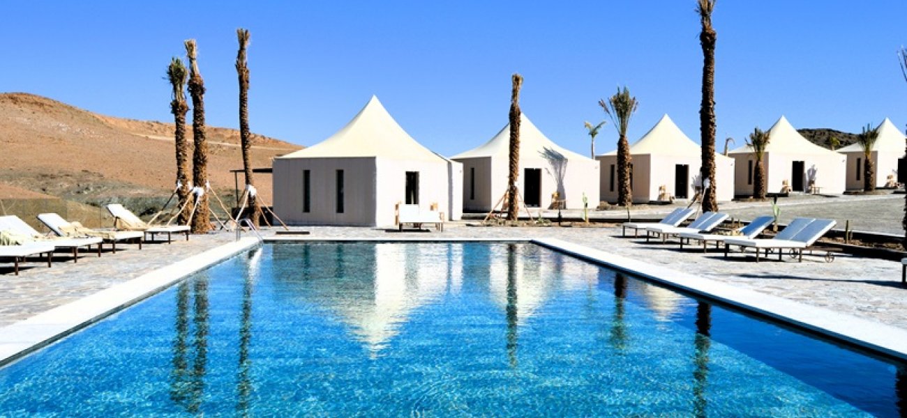 Una noche en el desierto de Agafay, en glamping de lujo