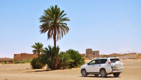 Paisaje del sur de Marruecos durante una ruta por el desierto