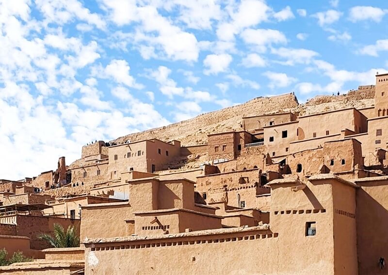 Kasbah Aït Ben Haddou: en realidad es un ksar 4 Casas de adobe en el interior del Ksar de Aït Ben Haddou