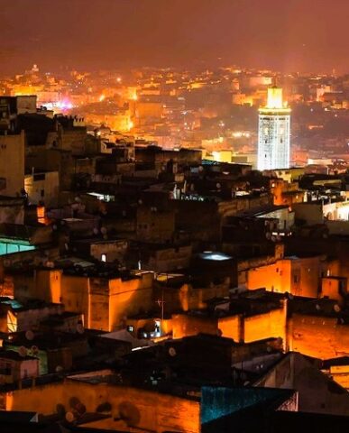 rutas por marruecos ali Salir de noche por la medina de Fez el Bali 5