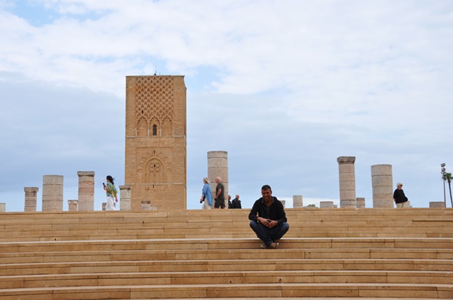 Rabat, la capital más tranquila de Marruecos 7 Escalinata y Torre Hassan, uno de los monumentos más visitados de Rabat
